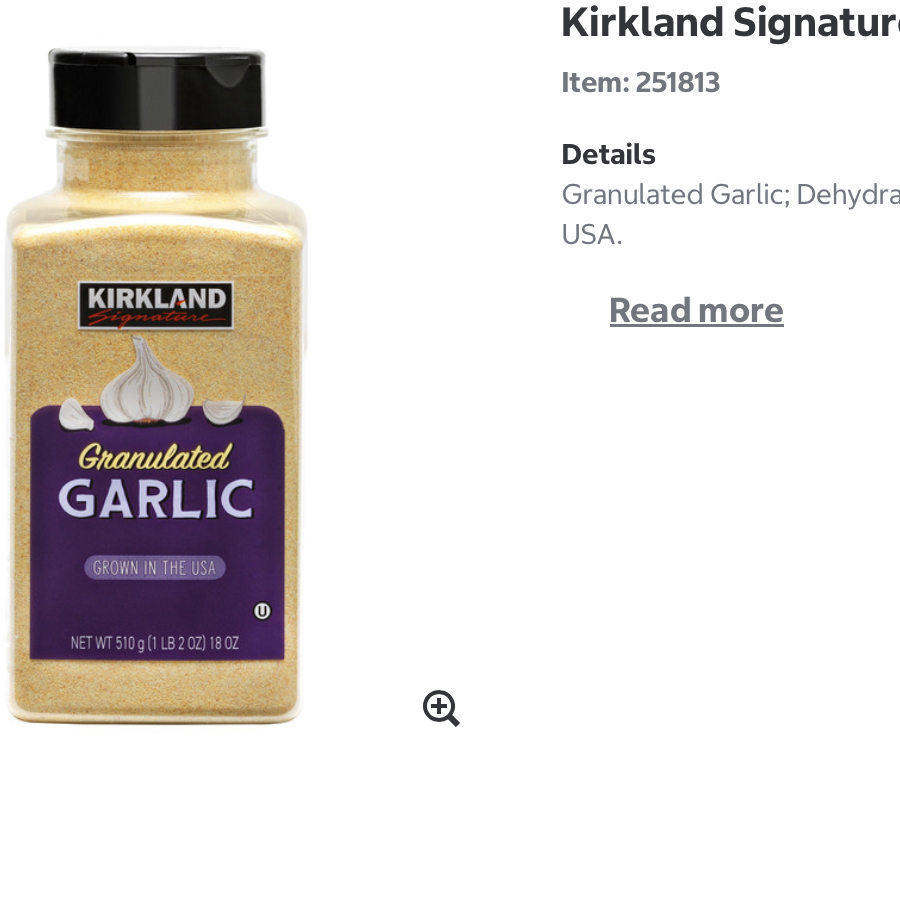 Kirkland Ail Granulé