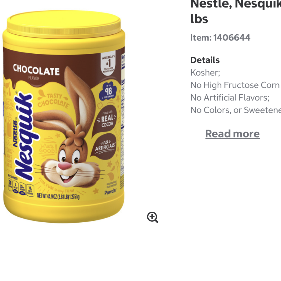 Nesquik Chocolat Nestlé