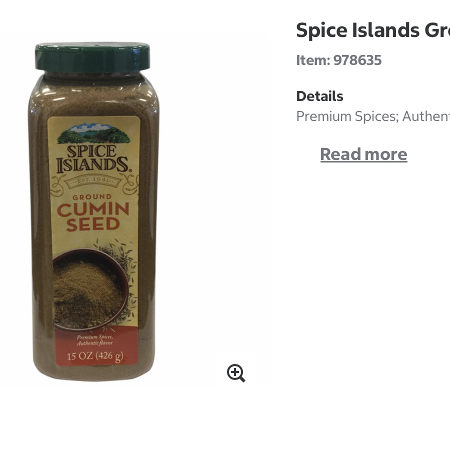 Spice Islands Cumin